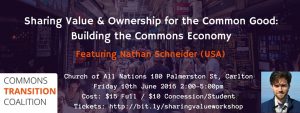 Sharing Value & Ownership for the Common Good- Building the Commons Economy new